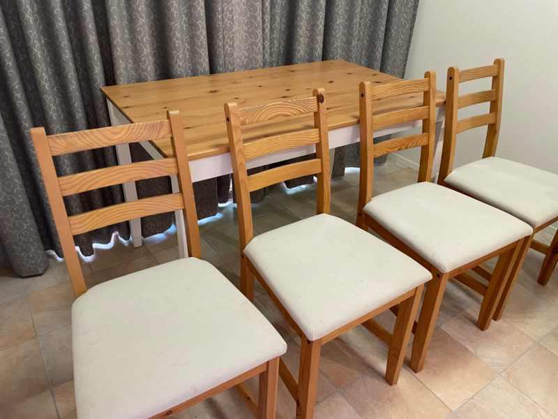 IKEA dining table & chairs