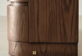 Terzetto Pandora Brown Sintered Stone 6-Drawer Dresser – Dark Brown Wood