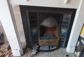 Federation timber fireplace