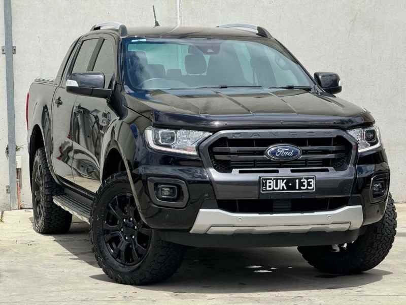 2021 Ford Ranger PX MkIII 2021.25MY Wildtrak Black