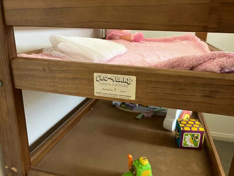 Baby Cot and Change Table – Gro-years brand