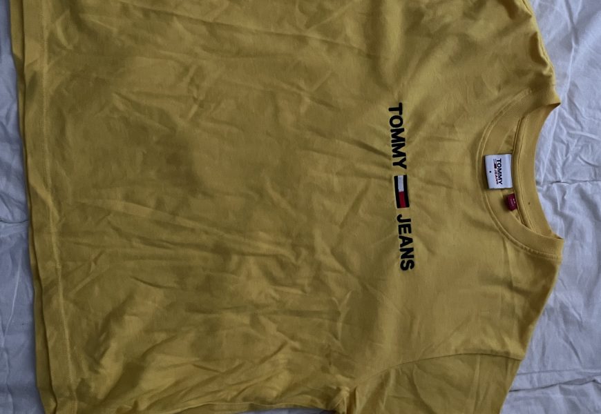 Tommy Hilfiger yellow tshirt