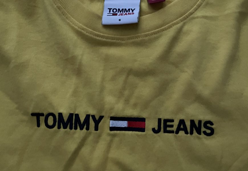 Tommy Hilfiger yellow tshirt