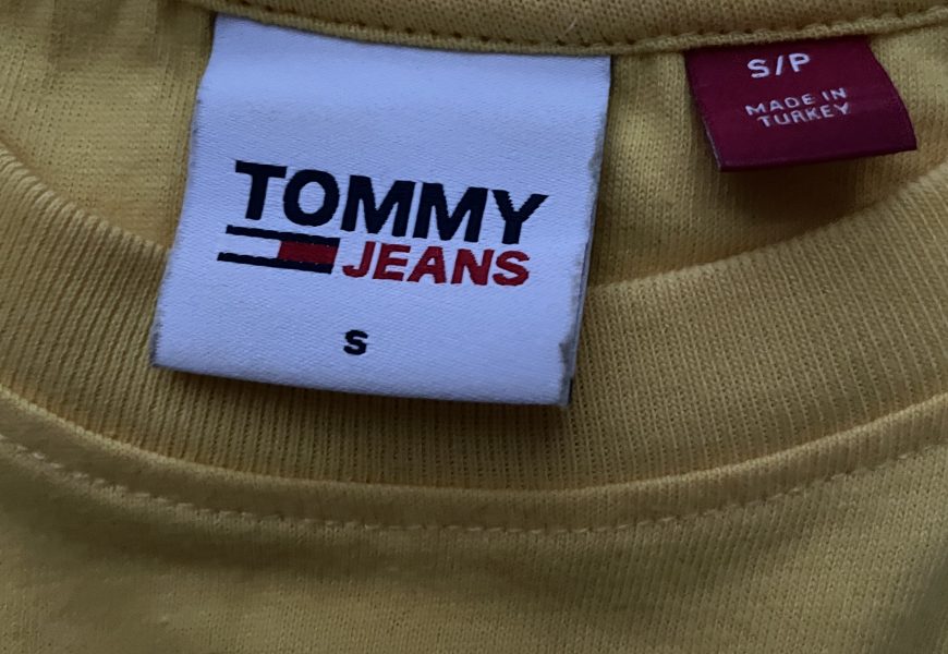 Tommy Hilfiger yellow tshirt