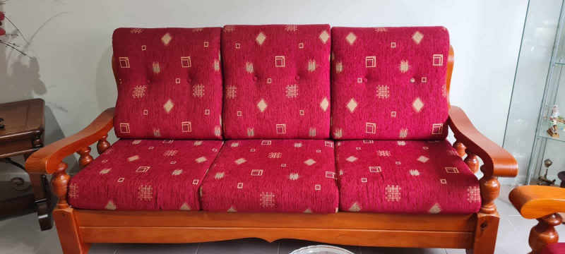 Fabric Lounge 3 Seaters & Chairs