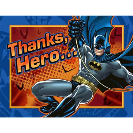 BATMAN HEROES and VILLAINS THANK YOU