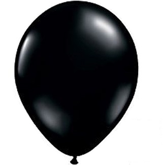 Black Latex Party Balloon