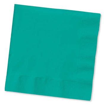 CARIBBEAN TEAL LUNCH NAPKINS