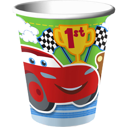 DISNEY CARS 1st BIRTHDAY CHAMP CUPS