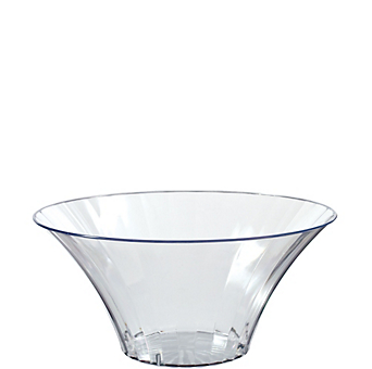 CLEAR Plastic Flared Bowl (Small)