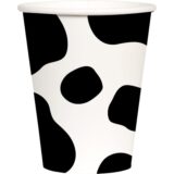 Cow Print Paper Cups