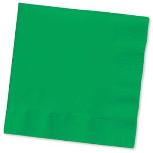EMERALD GREEN LUNCH NAPKINS