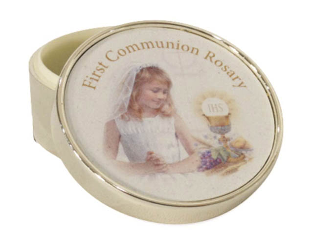 First Holy Communion Rosary Box Girl