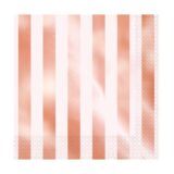 Rose Gold Lunch Napkins 16ct