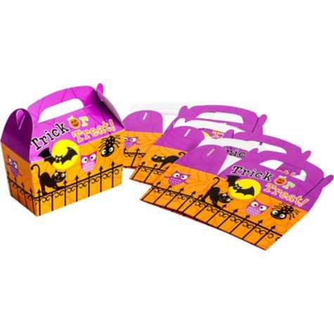 Friendly Halloween Treat Boxes 5ct