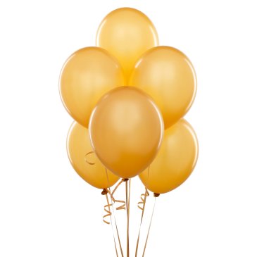 Gold Latex Party Balloons