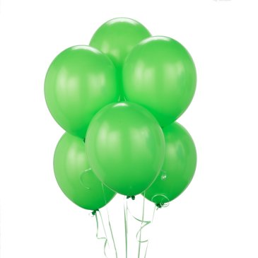 Green Latex Party Balloons