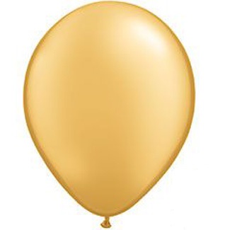 Gold Latex Party Balloon