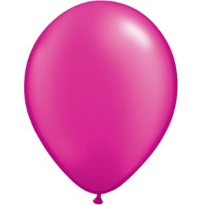Hot Pink Latex Party Balloon