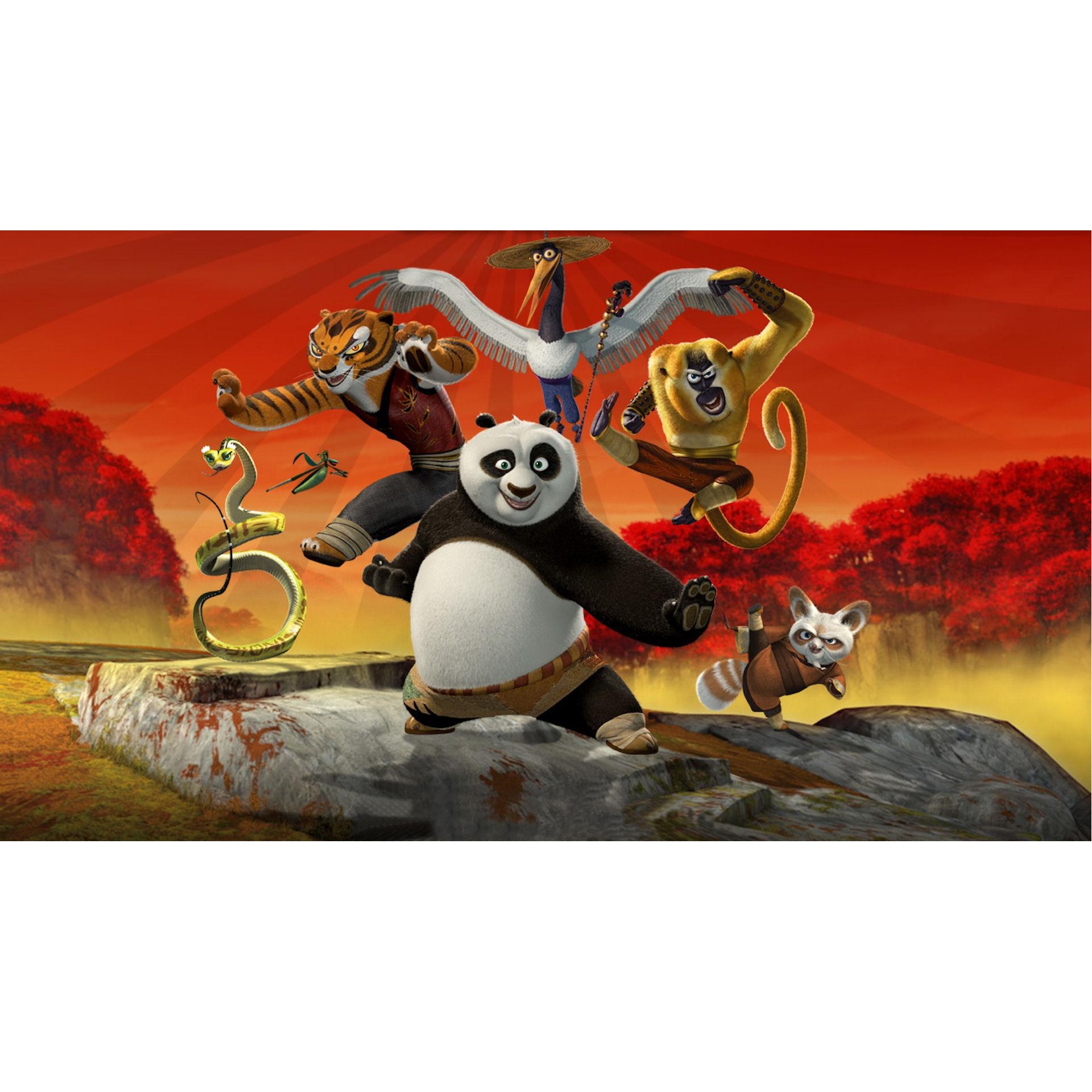 Kung Fu Panda A4 Cake Image