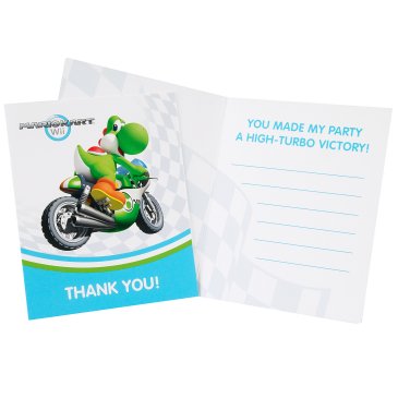 Mario Kart Wii Thank-You Notes