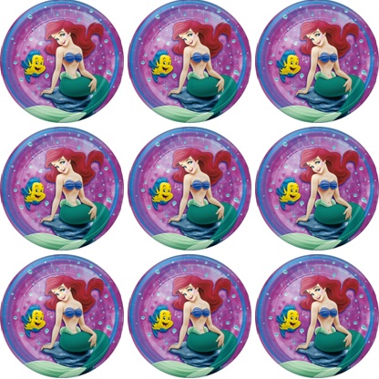 LITTLE MERMAID CUPCAKE ICING IMAGES