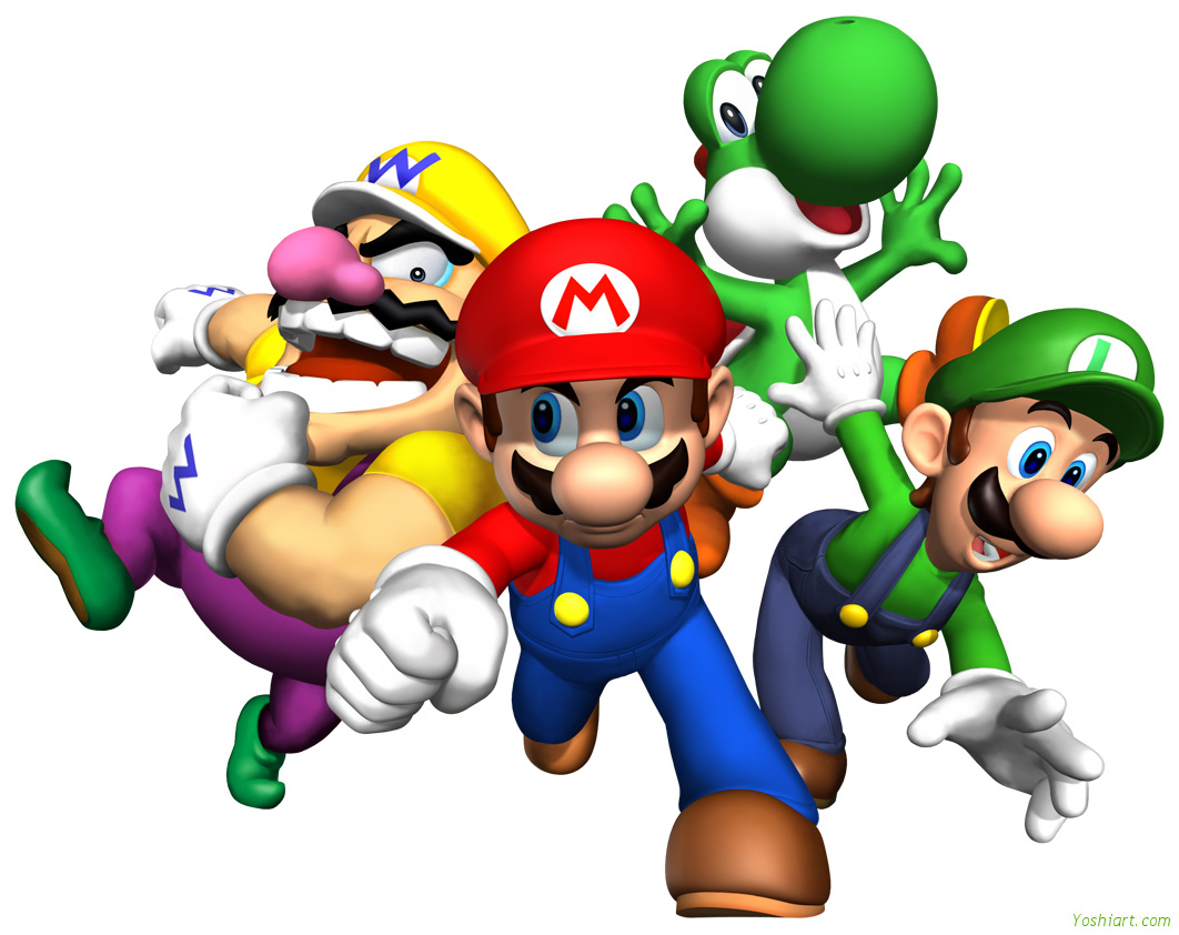 MARIO and FRIENDS ICING IMAGE