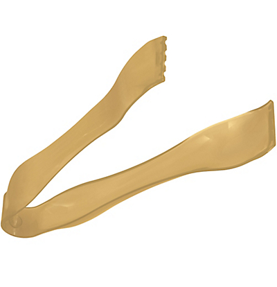 Mini Gold Plastic Tongs