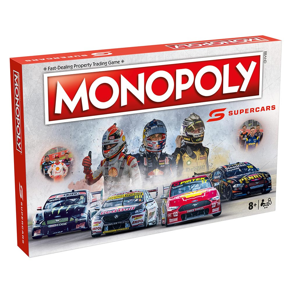 Monopoly Supercars 2021 Edition Board Game