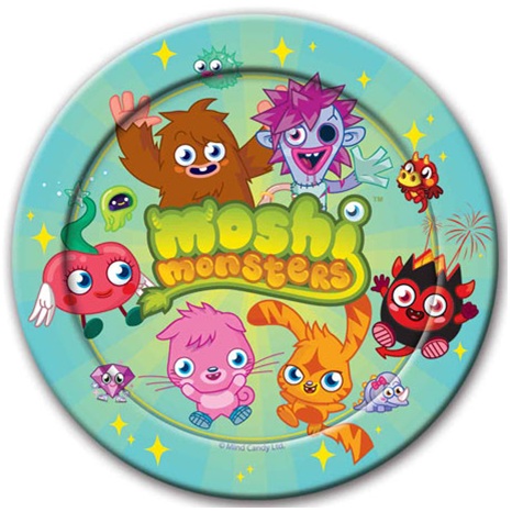 Moshi Monster Plates