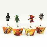 Ninjago CupCake Toppers & Wrappers