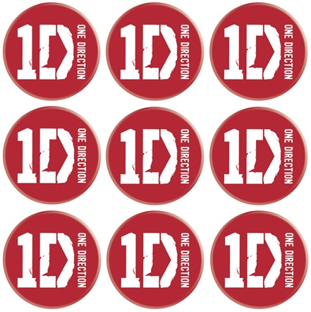 ONE DIRECTIONS CUPCAKE ICING IMAGE