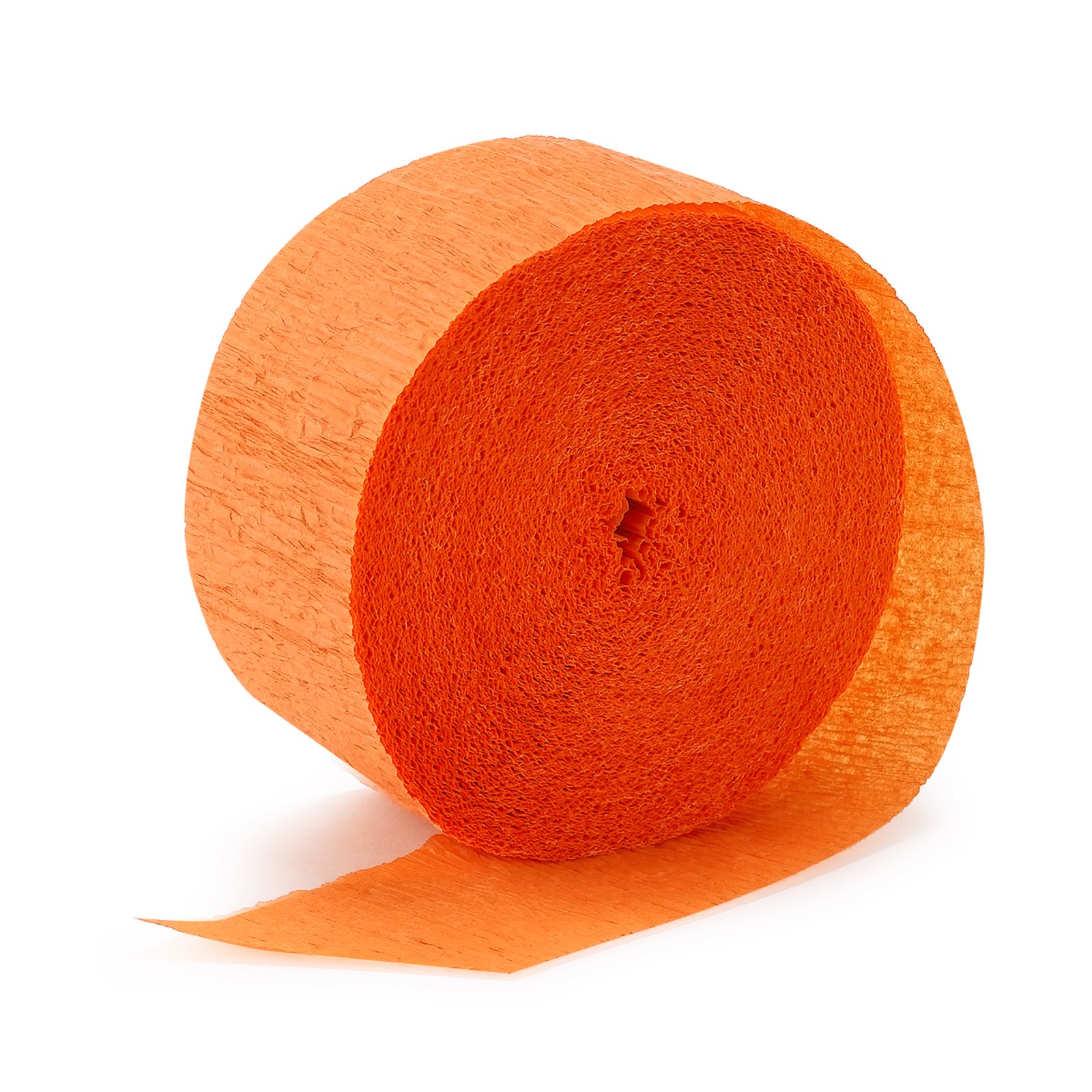 Orange Crepe Streamer