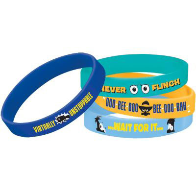 PHINEAS and FERB RUBBER BRACELET FAVOR