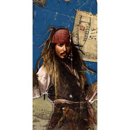 PIRATES CARIBBEAN TABLE COVER