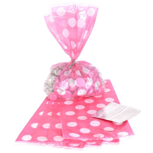 Pink Polka Dots Gift Bags