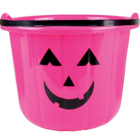 Pink Pumpkin Treat Bucket