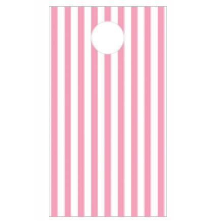 Pink Striped Paper Treat Bags