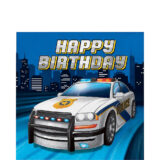 Police Birthday Lunch Napkins 16ct