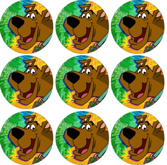 Home Boys Themes Scooby Doo Party Supplies SCOOBY DOO CUPCAKE ICING IMAGES