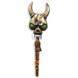 Plastic Scary Stick Head-Devil