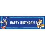 Sonic the Hedgehog Birthday Banner