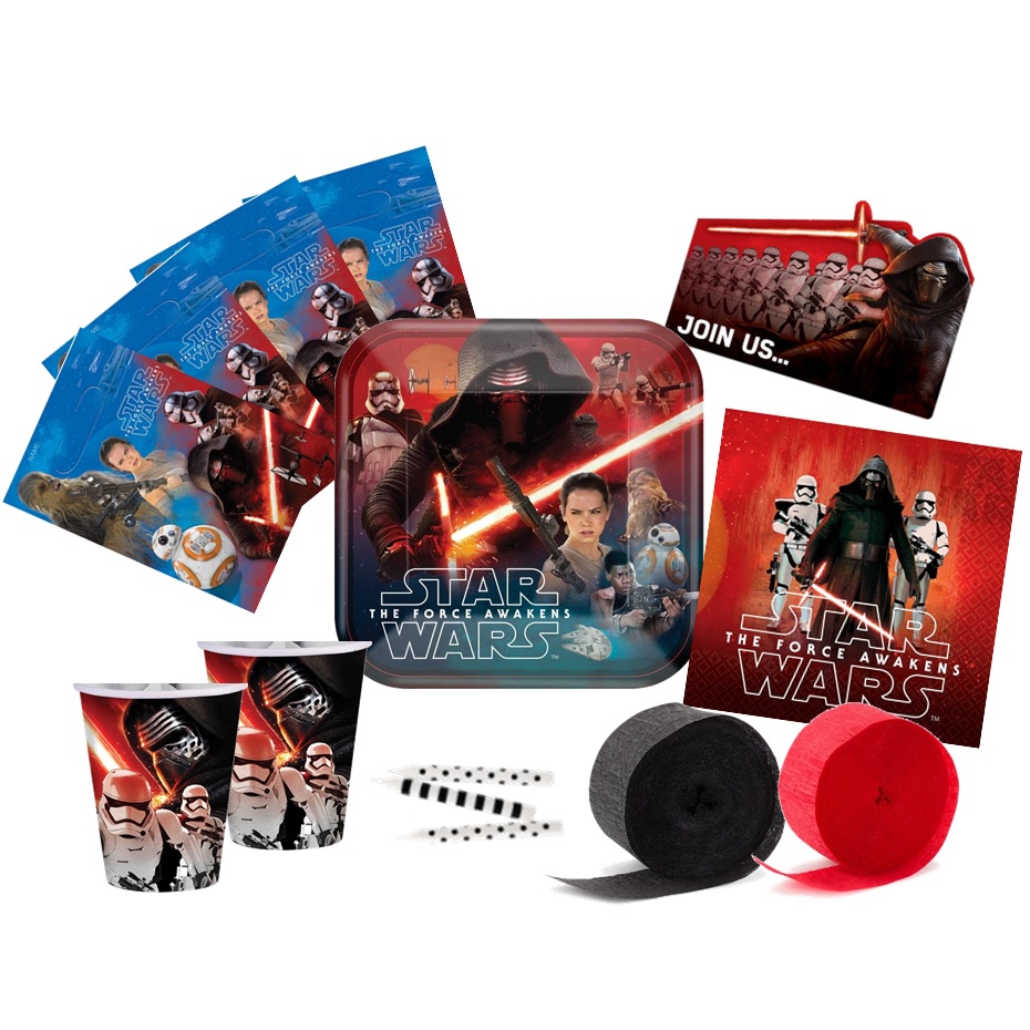 Star Wars 7 The Force Awakens Basic Party Pack