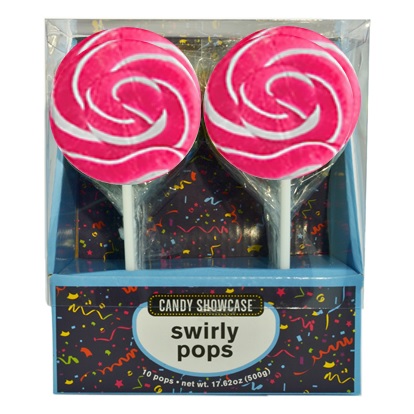 Swirly Pink Large Lollipops