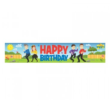 The Wiggles Plastic Banner