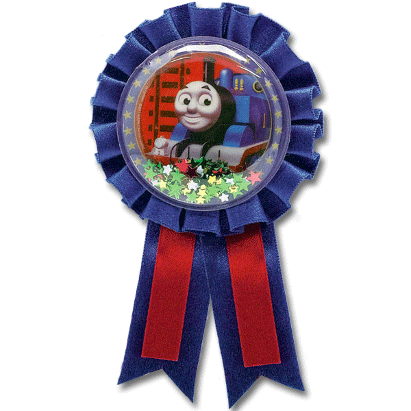 Thomas the Tank Confetti Pouch Award Ribbon
