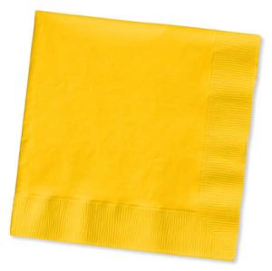 YELLOW LUNCH NAPKINS