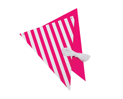 Pink Party Flags