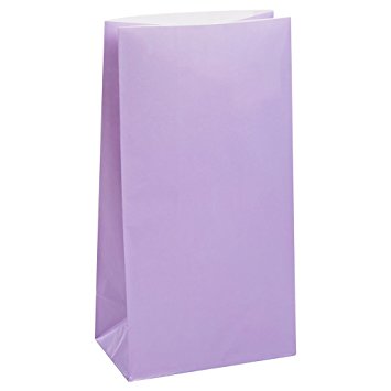 Lavender Paper Party Bags
