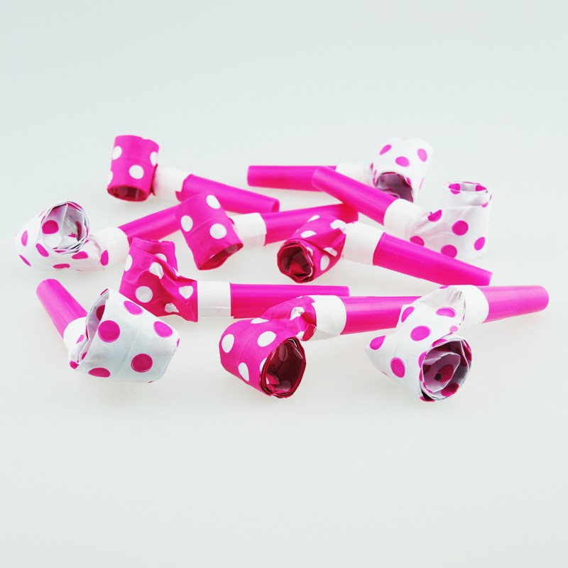 Pink Polka Dots Blowouts